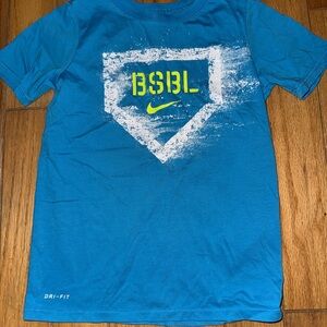 Nike Kids Blue Graphic T-Shirt
